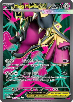 Pokemon TCG - ME01: Mega Evolution - Mega Mawile ex - 162/132 - Holofoil