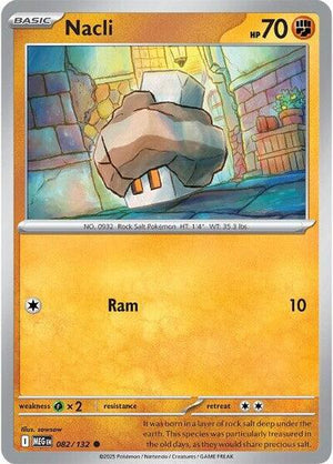 Pokemon TCG - ME01: Mega Evolution - Nacli - 082/132 - Reverse Holofoil