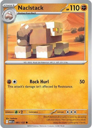 Pokemon TCG - ME01: Mega Evolution - Naclstack - 083/132