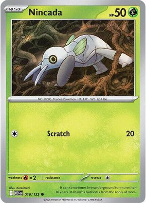 Pokemon TCG - ME01: Mega Evolution - Nincada - 016/132