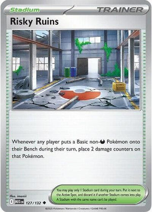 Pokemon TCG - ME01: Mega Evolution - Risky Ruins - 127/132 - Reverse Holofoil