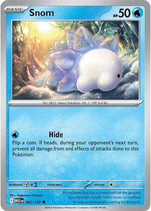 Pokemon TCG - ME01: Mega Evolution - Snom - 042/132