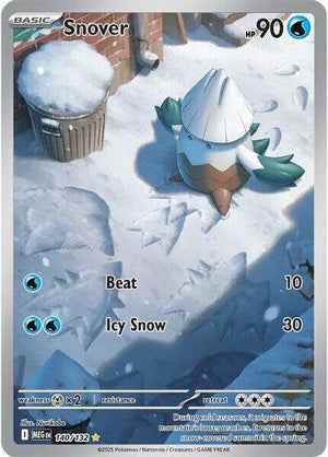 Pokemon TCG - ME01: Mega Evolution - Snover - 140/132 - Holofoil