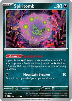Pokemon TCG - ME01: Mega Evolution - Spiritomb - 087/132