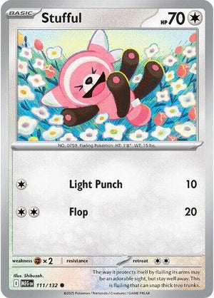Pokemon TCG - ME01: Mega Evolution - Stufful - 111/132