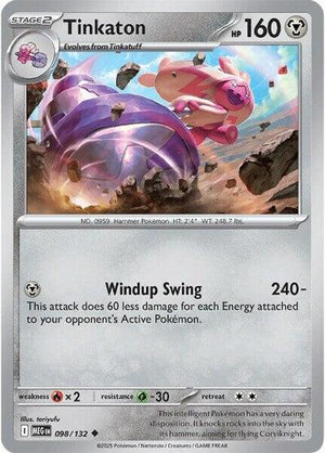 Pokemon TCG - ME01: Mega Evolution - Tinkaton - 098/132