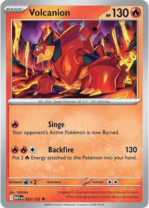 Pokemon TCG - ME01: Mega Evolution - Volcanion - 025/132
