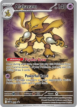 Pokemon TCG - ME: Mega Evolution Promo - Alakazam - MEP 009