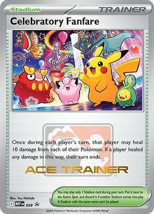 Pokemon TCG - ME: Mega Evolution Promo - Celebratory Fanfare - (Ace Trainer) - MEP 028