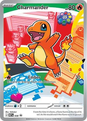 Pokemon TCG - ME: Mega Evolution Promo - Charmander - MEP 038