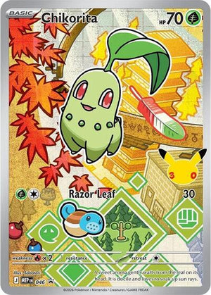 Pokemon TCG - ME: Mega Evolution Promo - Chikorita - MEP 046