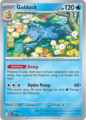 Pokemon TCG - ME: Mega Evolution Promo - Golduck - MEP 008