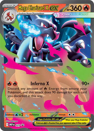 Pokemon TCG - ME: Mega Evolution Promo - Mega Charizard X ex - MEP 029