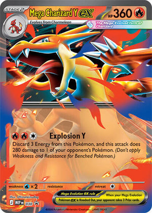 Pokemon TCG - ME: Mega Evolution Promo - Mega Charizard Y ex - MEP 030
