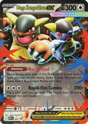 Pokemon TCG - ME: Mega Evolution Promo - Mega Kangaskhan ex - MEP 025