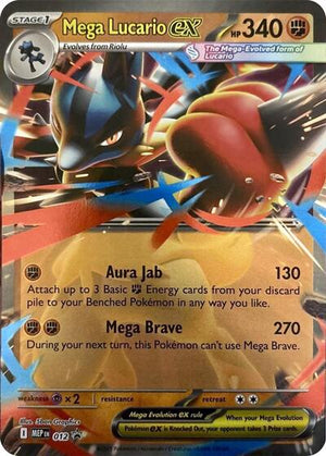 Pokemon TCG - ME: Mega Evolution Promo - Mega Lucario ex - MEP 012