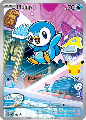 Pokemon TCG - ME: Mega Evolution Promo - Piplup - MEP 042