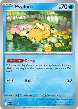 Pokemon TCG - ME: Mega Evolution Promo - Psyduck - MEP 007