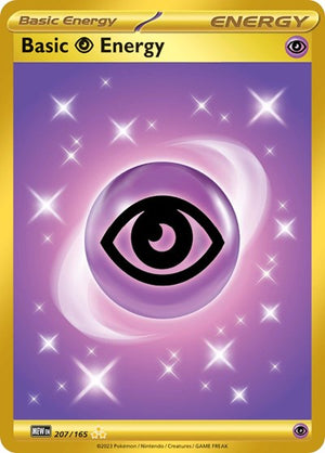 Pokemon TCG - SV: Scarlet & Violet 151 - Basic Psychic Energy - 207/165 - Holofoil