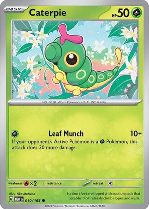 Pokemon TCG - SV: Scarlet & Violet 151 - Caterpie - 010/165