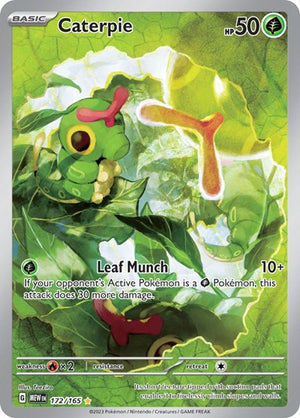 Pokemon TCG - SV: Scarlet & Violet 151 - Caterpie - 172/165 - Holofoil