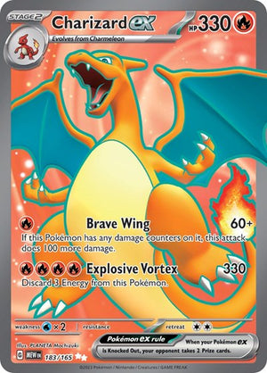 Pokemon TCG - SV: Scarlet & Violet 151 - Charizard ex - 183/165 - Holofoil