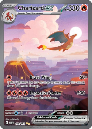 Pokemon TCG - SV: Scarlet & Violet 151 - Charizard ex - 199/165 - Holofoil