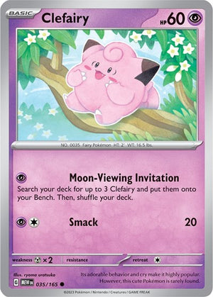 Pokemon TCG - SV: Scarlet & Violet 151 - Clefairy - 035/165