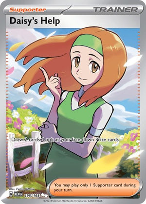 Pokemon TCG - SV: Scarlet & Violet 151 - Daisy's Help - 195/165 - Holofoil