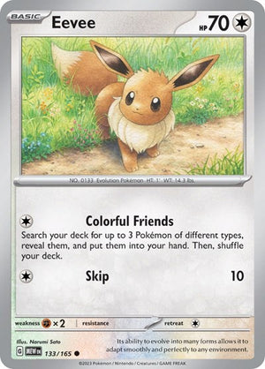 Pokemon TCG - SV: Scarlet & Violet 151 - Eevee - 133/165 - Reverse Holofoil