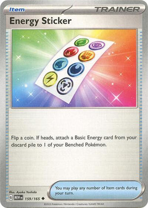 Pokemon TCG - SV: Scarlet & Violet 151 - Energy Sticker - 159/165