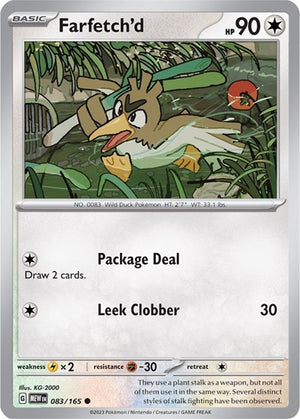 Pokemon TCG - SV: Scarlet & Violet 151 - Farfetch'd - 083/165