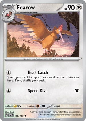 Pokemon TCG - SV: Scarlet & Violet 151 - Fearow - 022/165