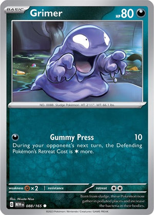 Pokemon TCG - SV: Scarlet & Violet 151 - Grimer - 088/165 - Reverse Holofoil
