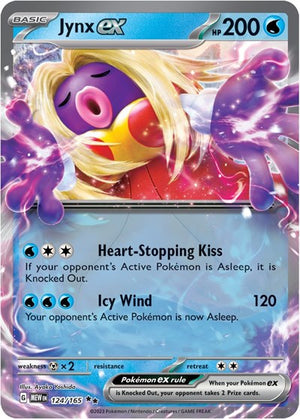 Pokemon TCG - SV: Scarlet & Violet 151 - Jynx ex - 124/165 - Holofoil