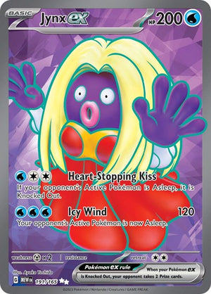 Pokemon TCG - SV: Scarlet & Violet 151 - Jynx ex - 191/165 - Holofoil