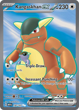 Pokemon TCG - SV: Scarlet & Violet 151 - Kangaskhan ex - 190/165 - Holofoil