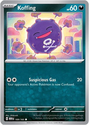 Pokemon TCG - SV: Scarlet & Violet 151 - Koffing - 109/165
