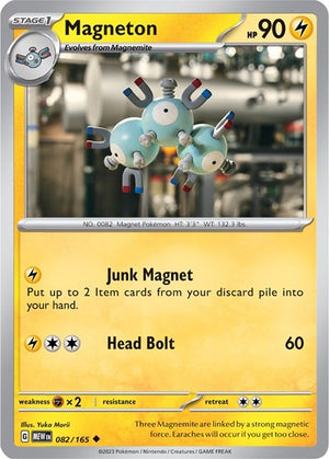 Pokemon TCG - SV: Scarlet & Violet 151 - Magneton - 082/165 - Reverse Holofoil