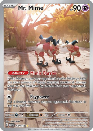 Pokemon TCG - SV: Scarlet & Violet 151 - Mr. Mime - 179/165 - Holofoil