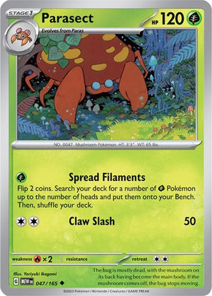 Pokemon TCG - SV: Scarlet & Violet 151 - Parasect - 047/165