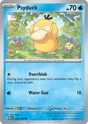 Pokemon TCG - SV: Scarlet & Violet 151 - Psyduck - 054/165