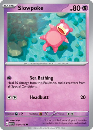 Pokemon TCG - SV: Scarlet & Violet 151 - Slowpoke - 079/165