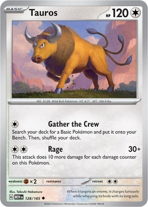 Pokemon TCG - SV: Scarlet & Violet 151 - Tauros - 128/165
