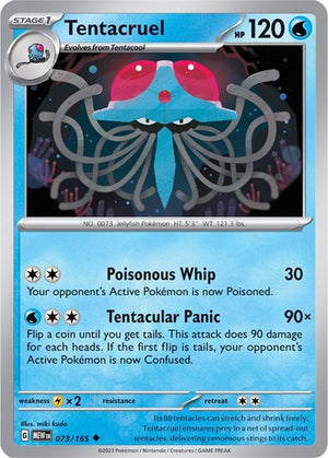 Pokemon TCG - SV: Scarlet & Violet 151 - Tentacruel - 073/165