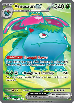 Pokemon TCG - SV: Scarlet & Violet 151 - Venusaur ex - 182/165 - Holofoil
