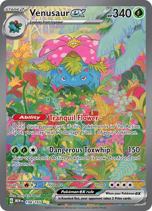 Pokemon TCG - SV: Scarlet & Violet 151 - Venusaur ex - 198/165 - Holofoil