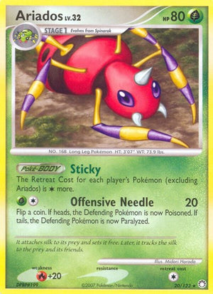 Pokemon TCG - Mysterious Treasures - Ariados - 20/123