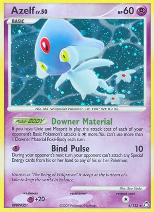 Pokemon TCG - Mysterious Treasures - Azelf - 4/123 - Holofoil