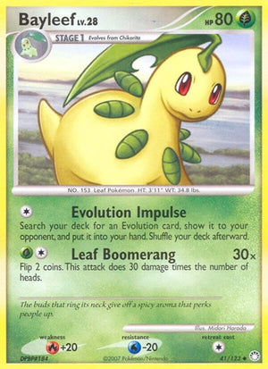 Pokemon TCG - Mysterious Treasures - Bayleef - 41/123 - Reverse Holofoil